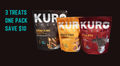A collection of Kuro Treat in a package. Includes 3 treats in one pack and save $10