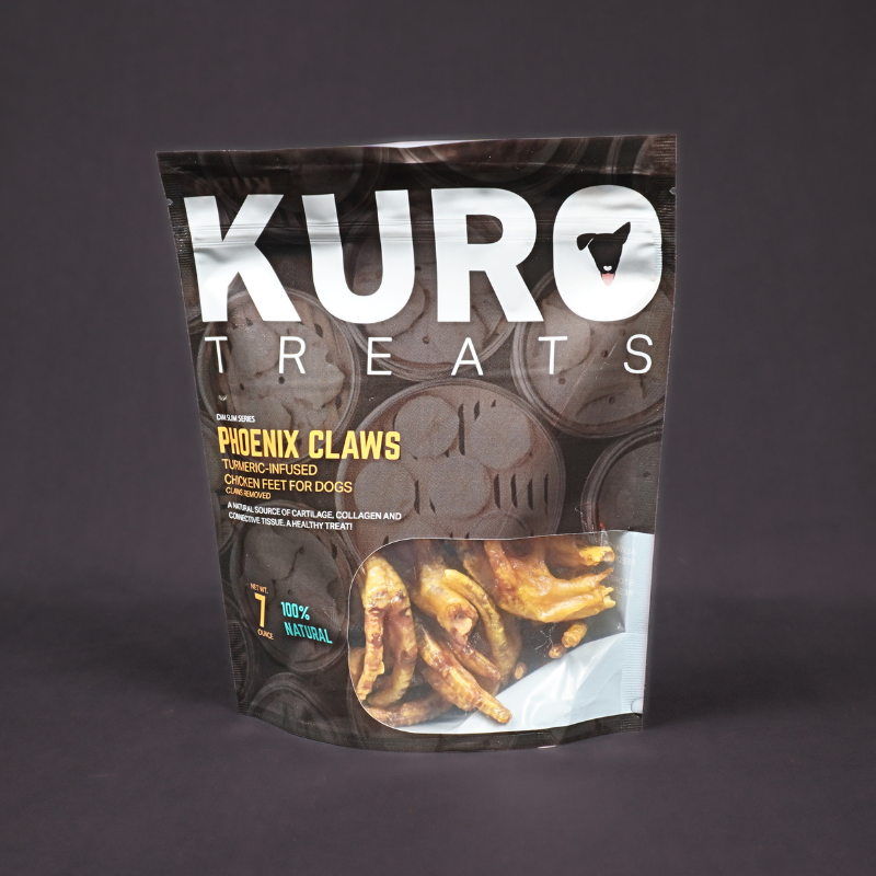Image of Phoenix Claws, a turmeric infused chicken feet dog treat