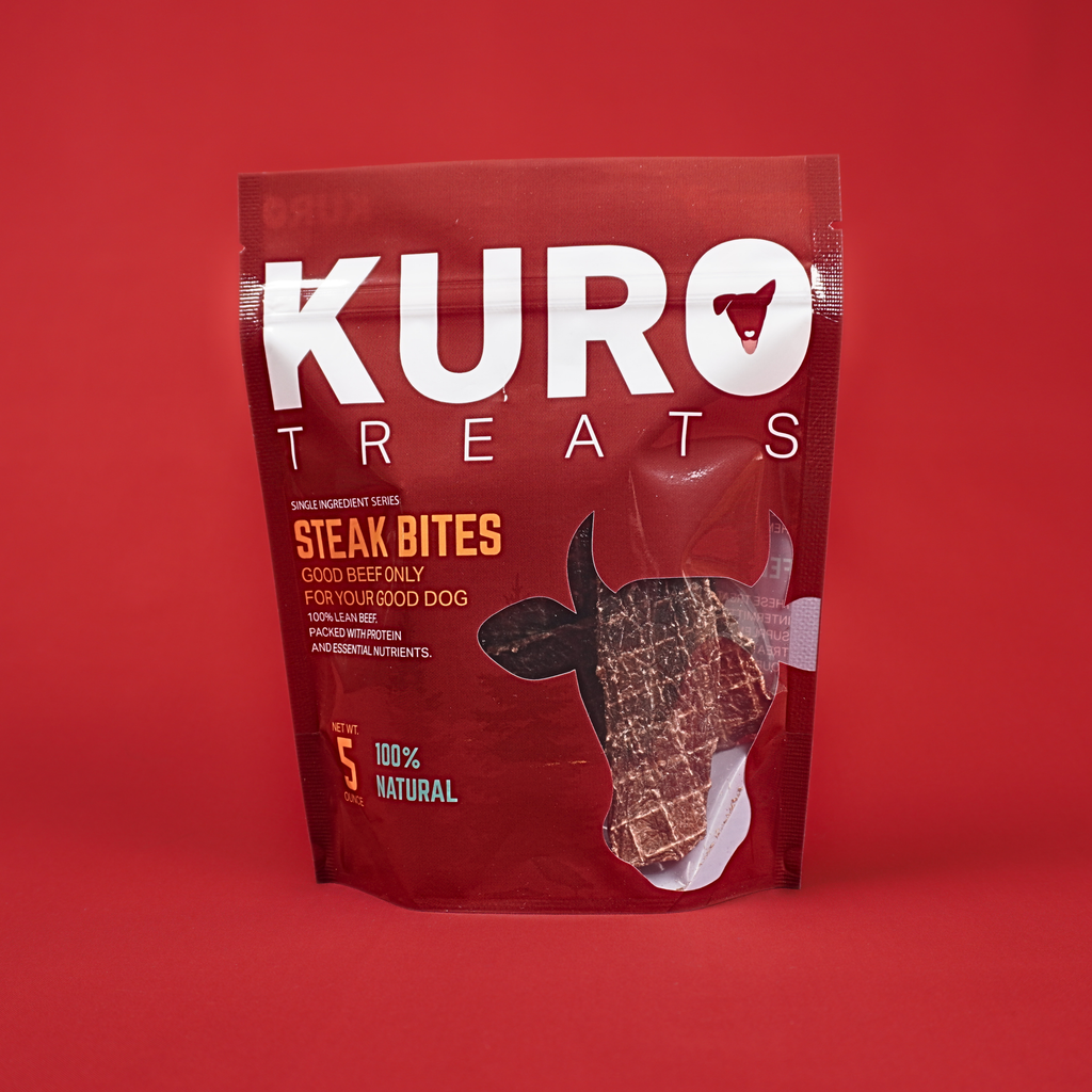 Image of Steak Bite treat bag, Beef treats for dogs